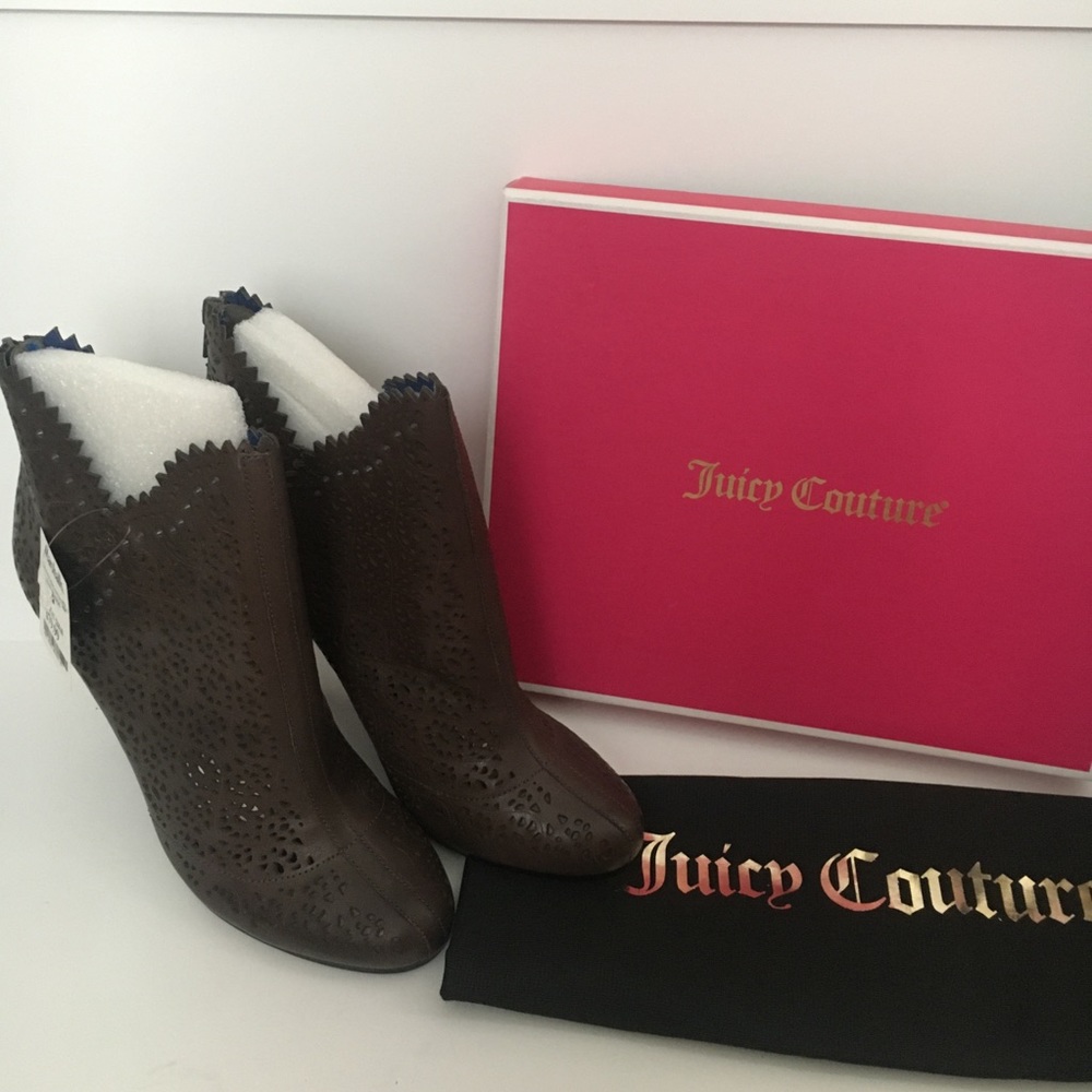 NWT Juicy Couture Karina Lasercut Heels